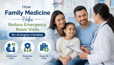 Family Medicine in Arlington helping families reduce emergency room visits through primary care